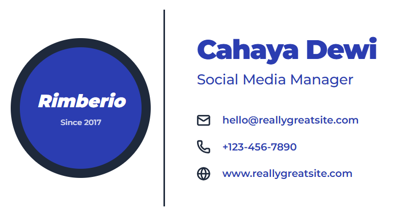 Badge Corporate email signature template for Gmail and Outlook