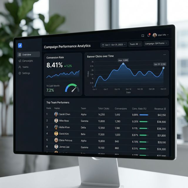 Tracking performance of email signature marketing campaigns