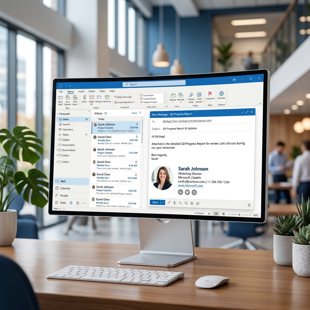 How to Add an Email Signature in Outlook Desktop (2026 Guide)