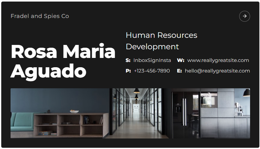 Landscape Executive email signature template for Gmail and Outlook